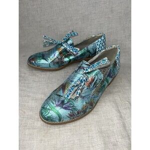 LARTISTE KLASIK-PARADISE Spring Step Shoes Turquoise Tropical EU Sz 38